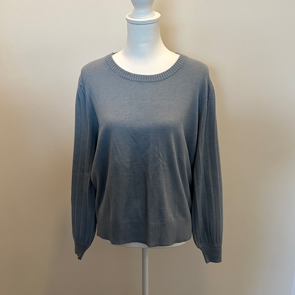 LOFT Light Blue Pullover Sweater